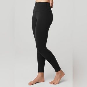 Alo Yoga - 7/8 High-Waist Airbrush Legging - Black - Size Small